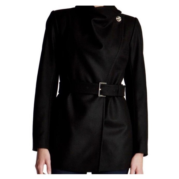 Ted Baker London Jackets & Blazers - Ted Baker Adayla Black wool cashmere size 0 Coat